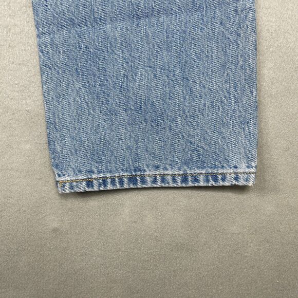 Levi's 501 Jeans Mens 36x30 Vtg Blue Denim Button Fly 100% Cotton Straight Leg - Picture 7 of 15